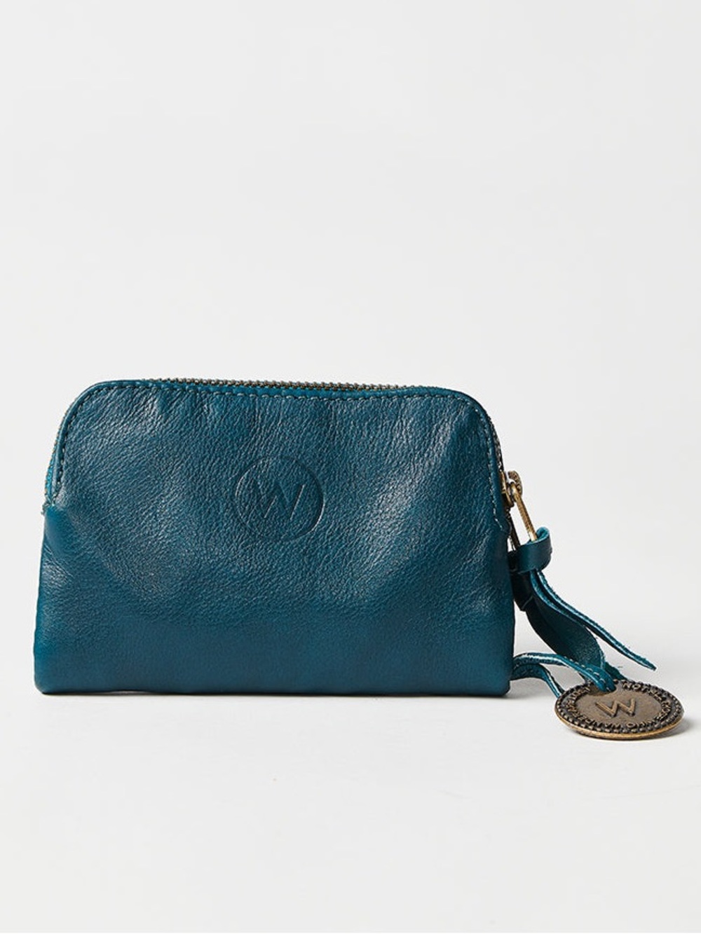WANDERERS TRAVEL CO. The Anacapri Piccolo Wallet in Azzura